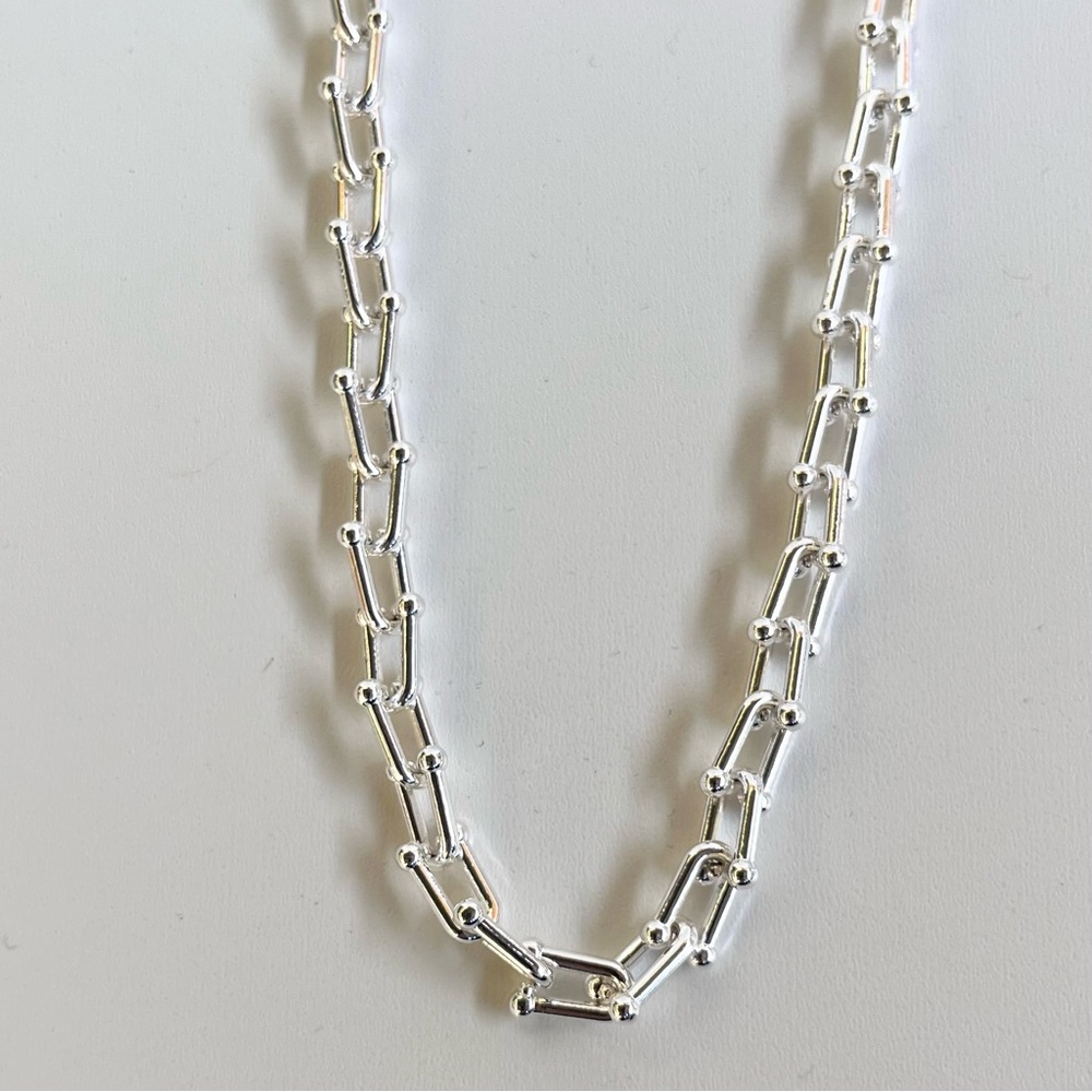 OAK + FORT silver chain necklace